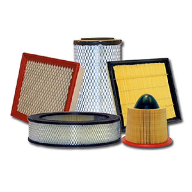An assortment of engine air filters